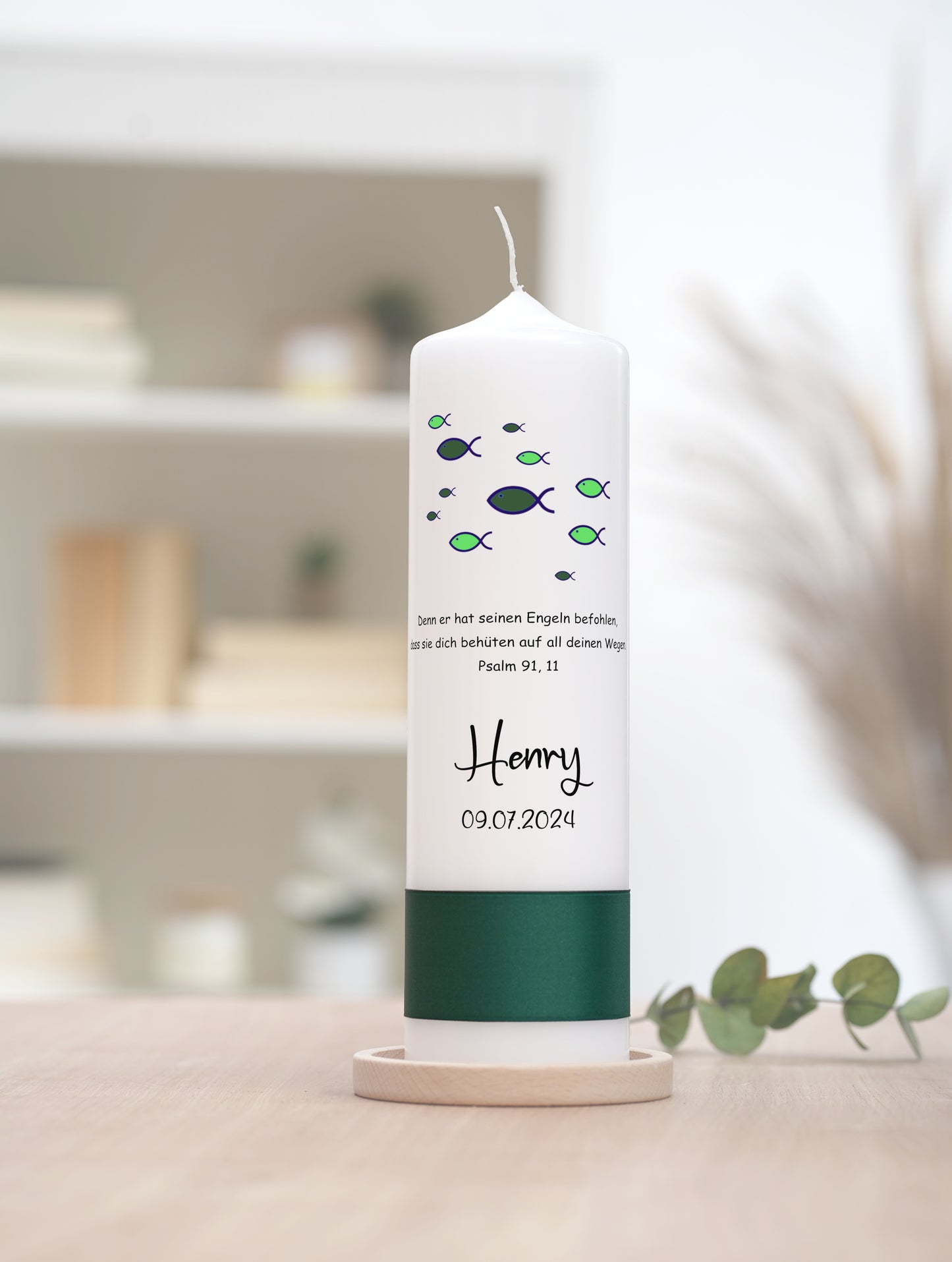 Taufkerze: Ozeanische Segnung