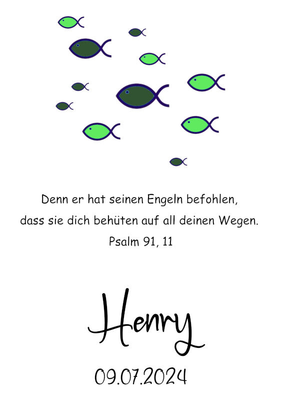 Taufkerze: Ozeanische Segnung