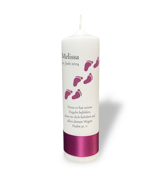 Taufkerze: Erste Schritte im Licht