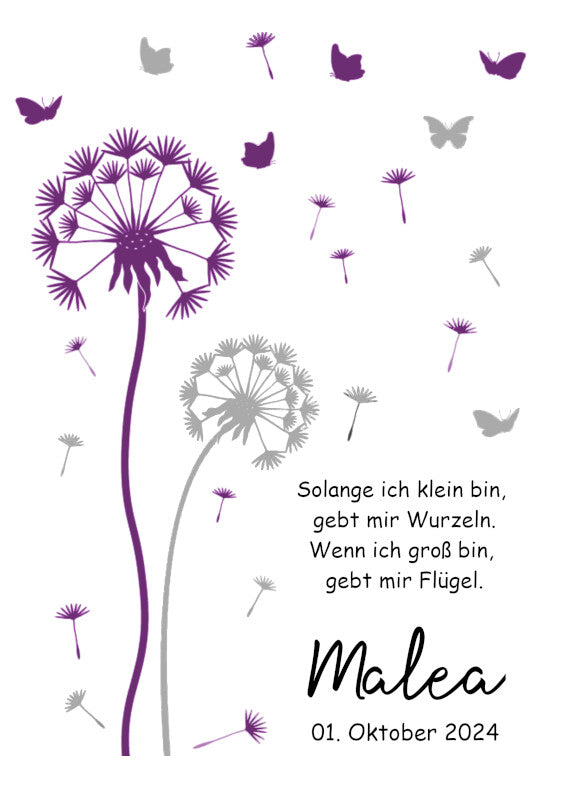 Taufkerze: Schimmernde Hoffnung