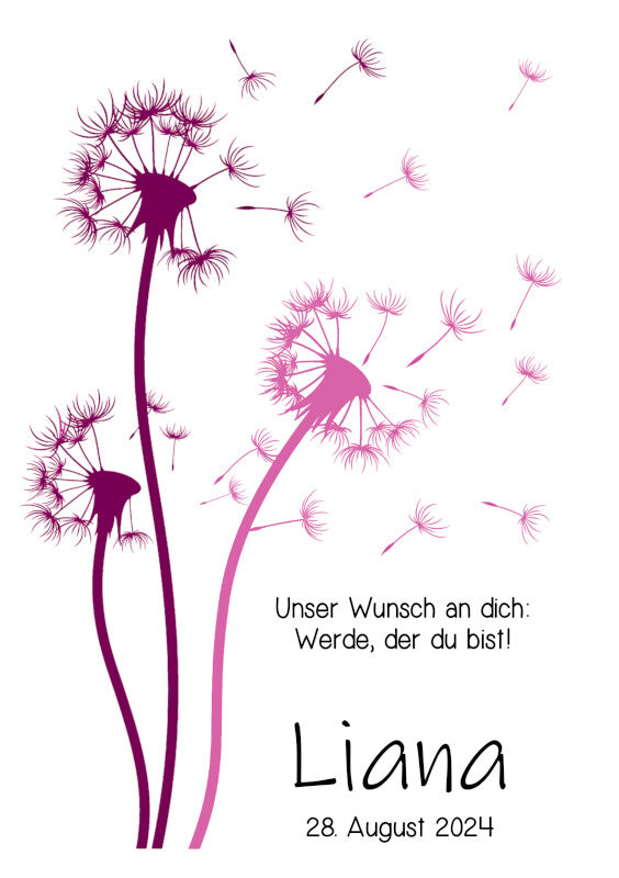 Taufkerze: Zarte Verwandlung