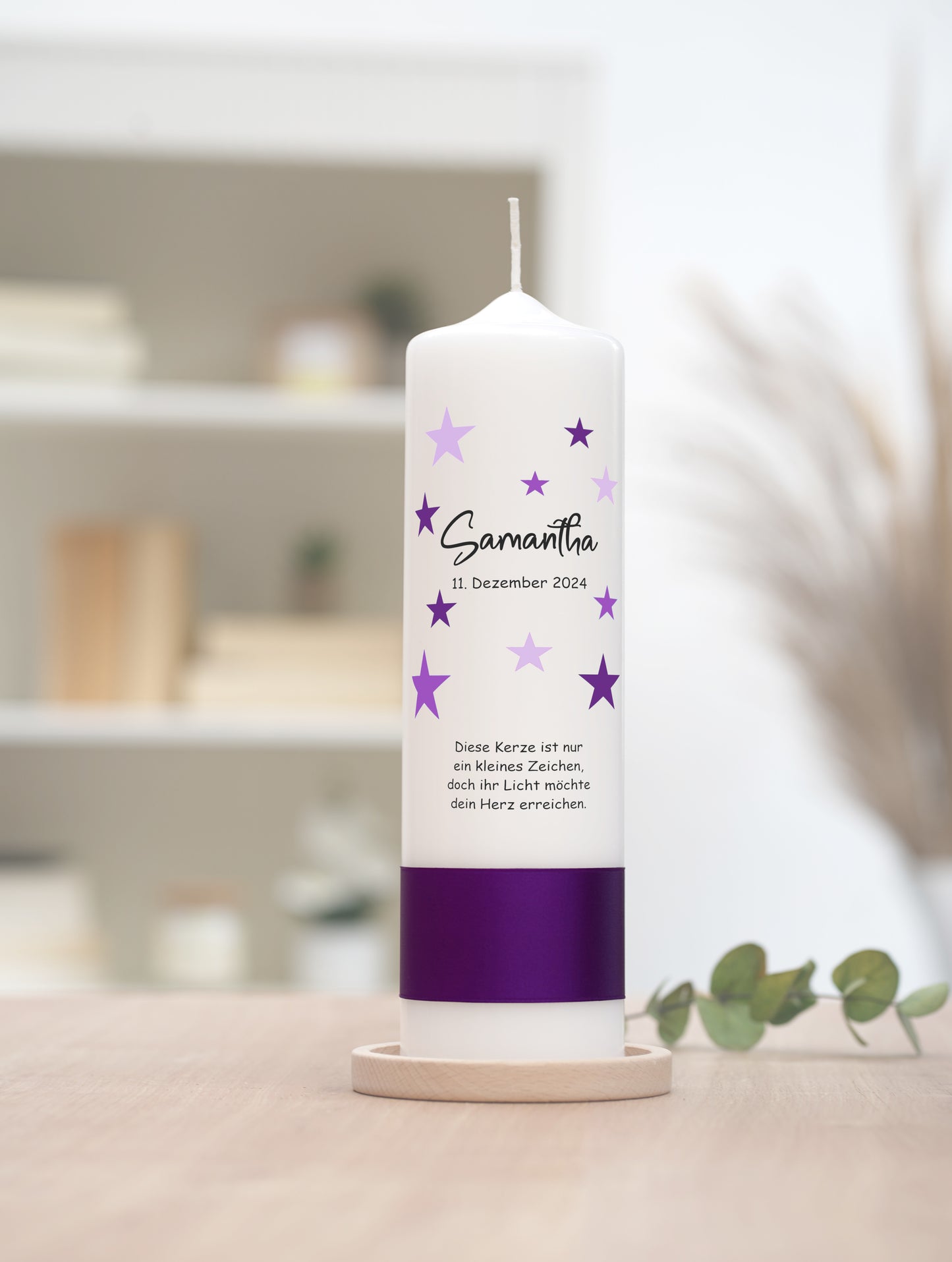 Taufkerze: Sternenflüsterer