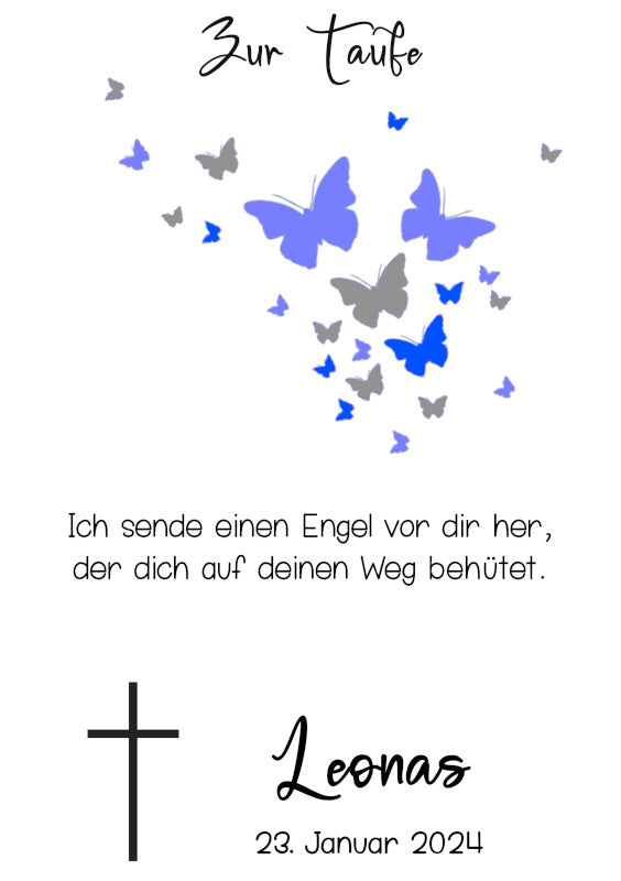 Taufkerze: Himmelshoffnung