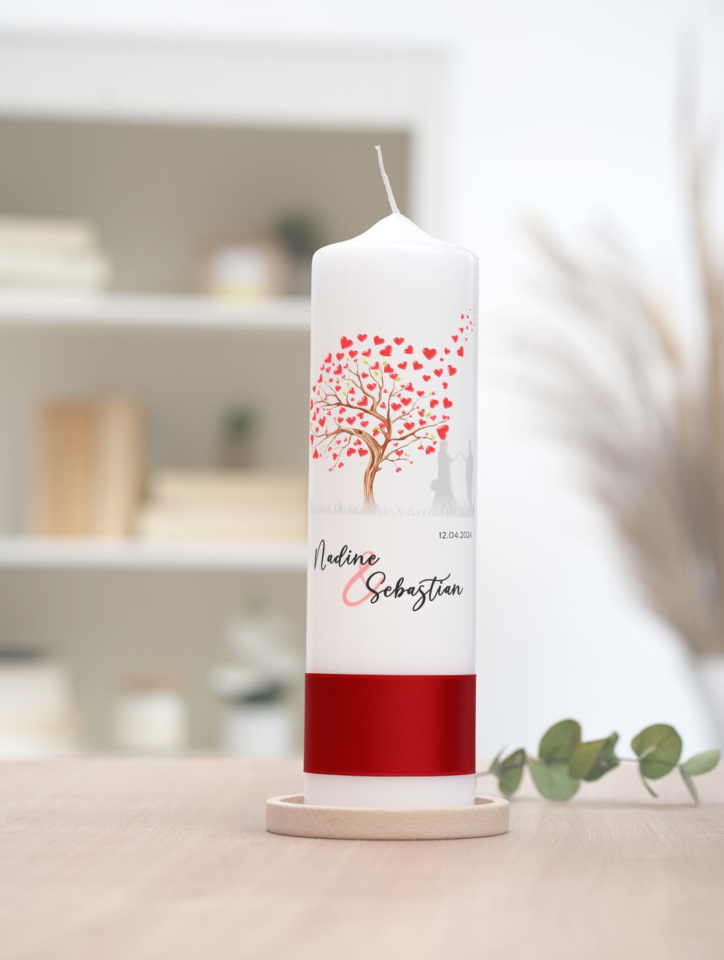 Hochzeitskerze Baum der Liebe