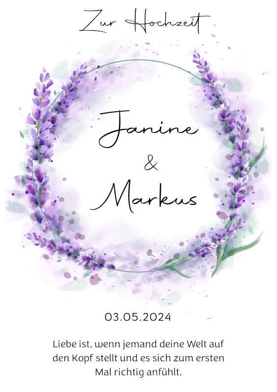 Hochzeitskerze: Duftende Blüten der Liebe