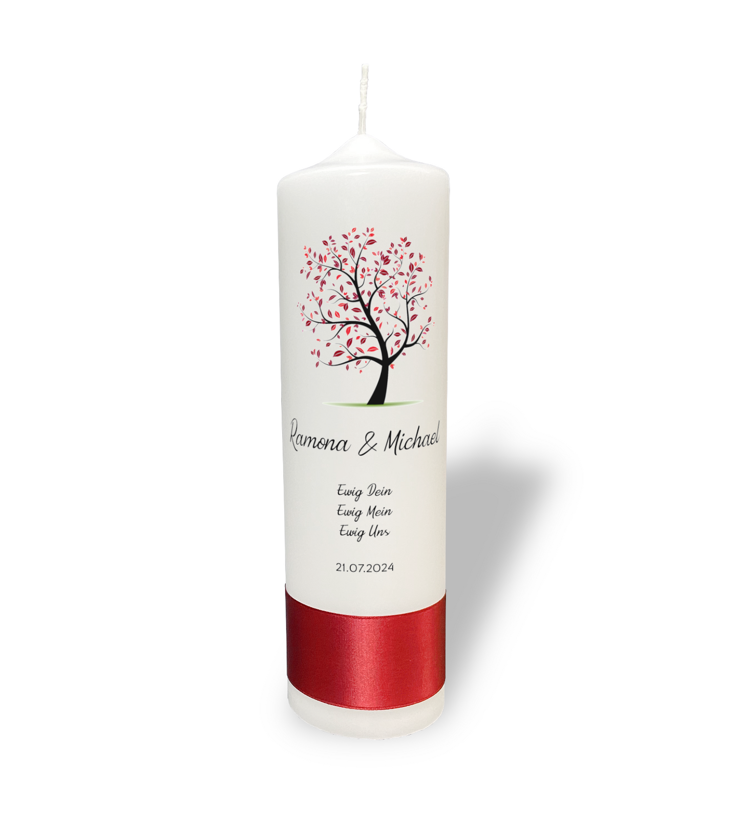 Hochzeitskerze: Baum der ewigen Liebe